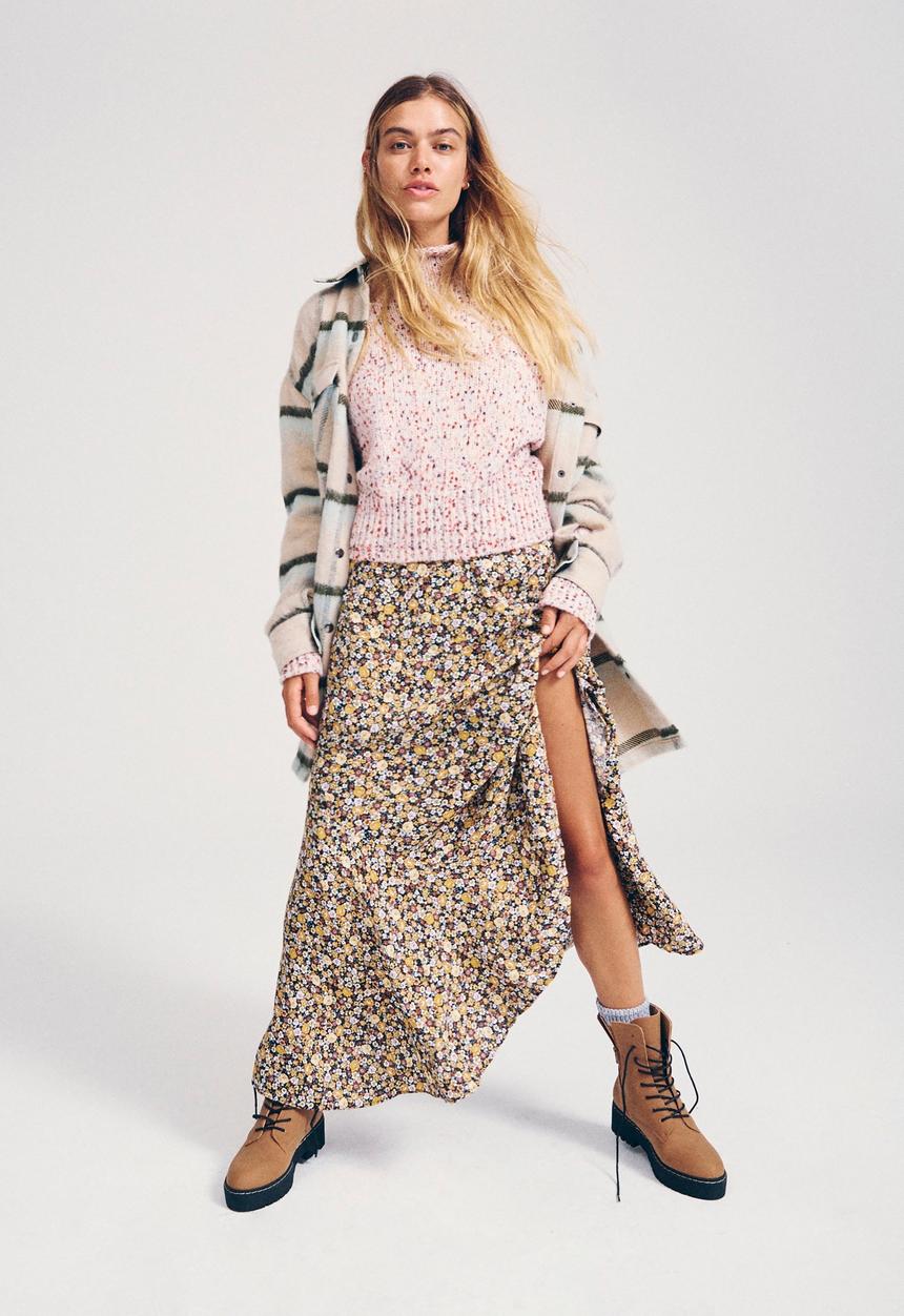 Cotton On - Tahli midi skirt - liz multi floral black