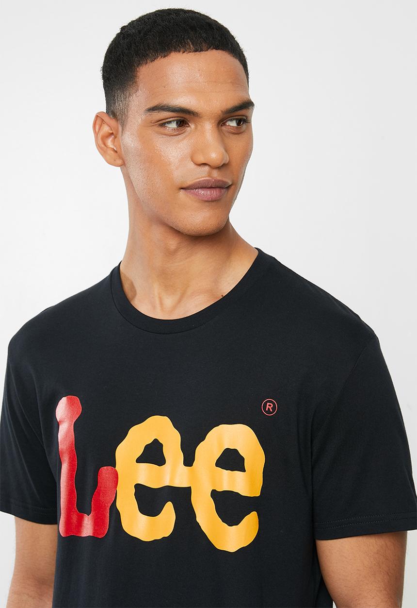 Lee  - Lee logo tee - black