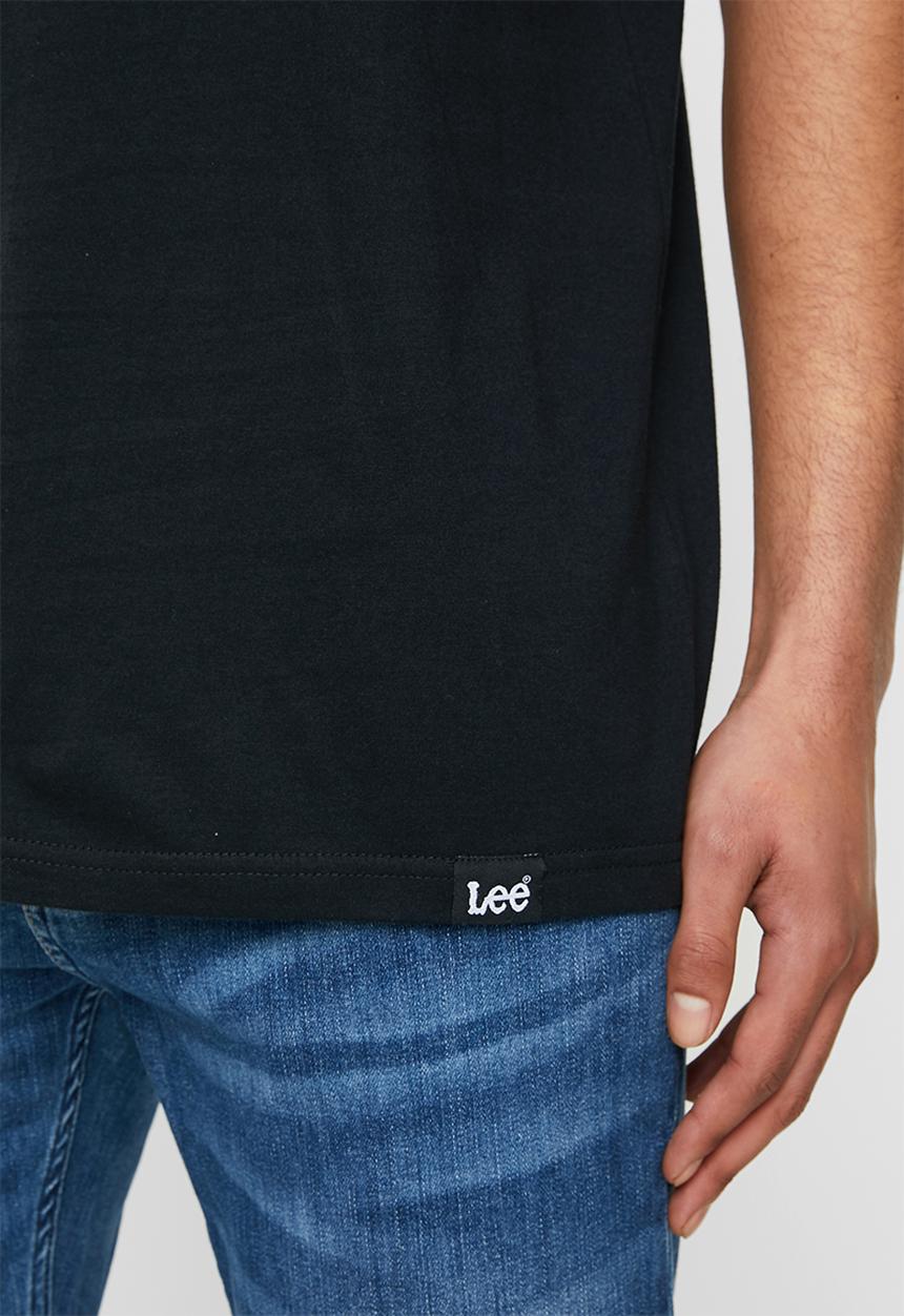 Lee  - Lee logo tee - black