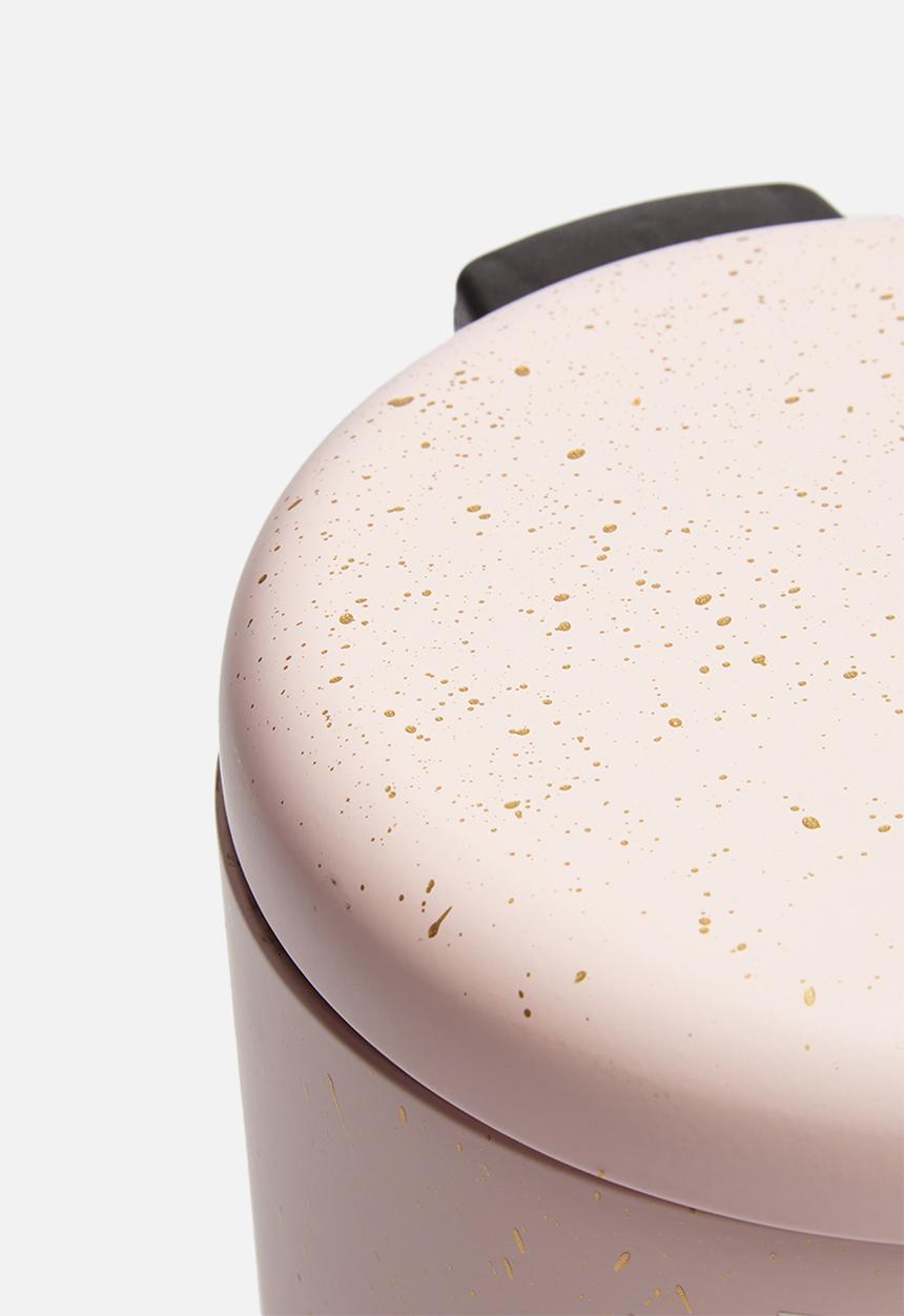 Bathroom Solutions - Speckle mini pedal bin 3L - pink