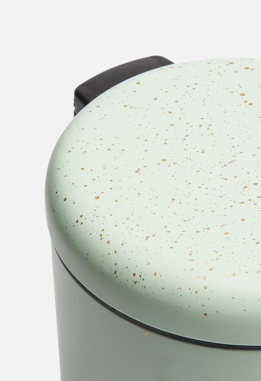 Bathroom Solutions - Speckle mini pedal bin 3L - mint