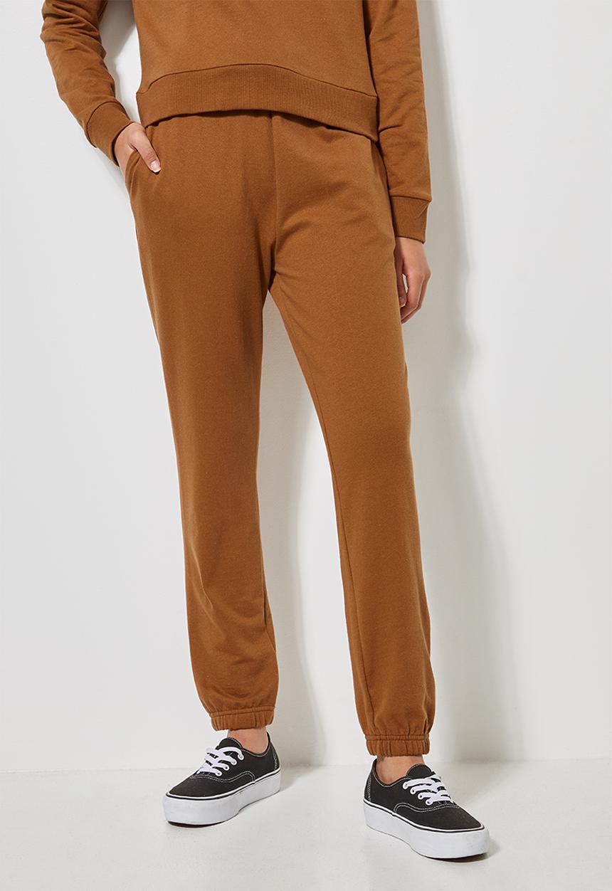 Superbalist - Track pants - tobacco
