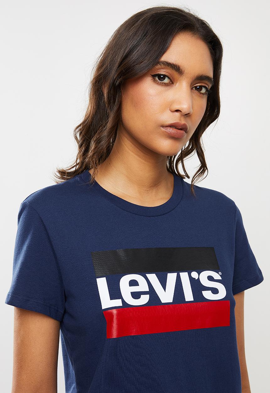 Levi’s® - Perfect graphic tee good logo - blue