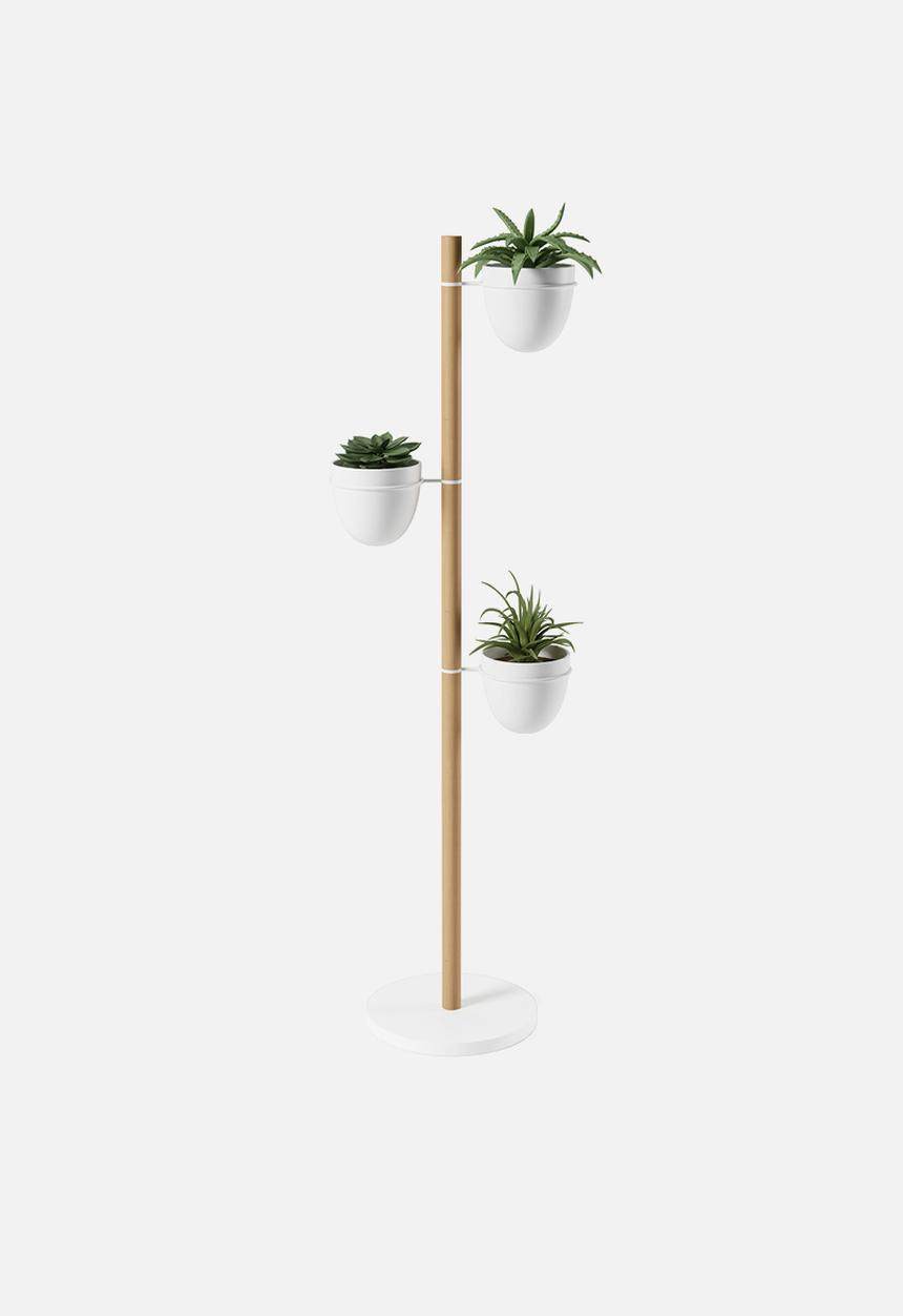 Umbra - Floristand planter - white