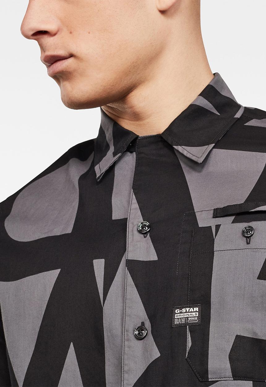 G-STAR - Bristum one pocket service straight cut shirt - multi
