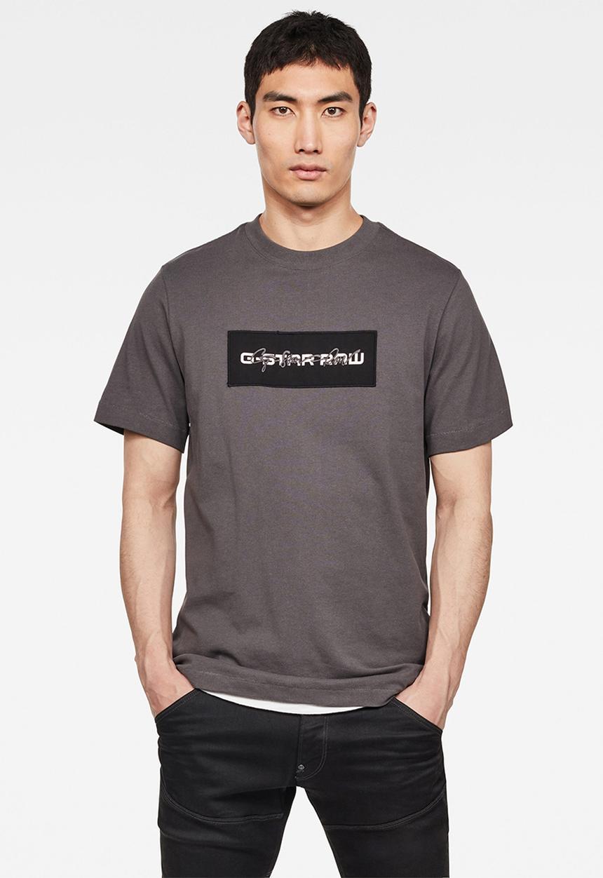 G-STAR - Box logo ebro gr tee - grey