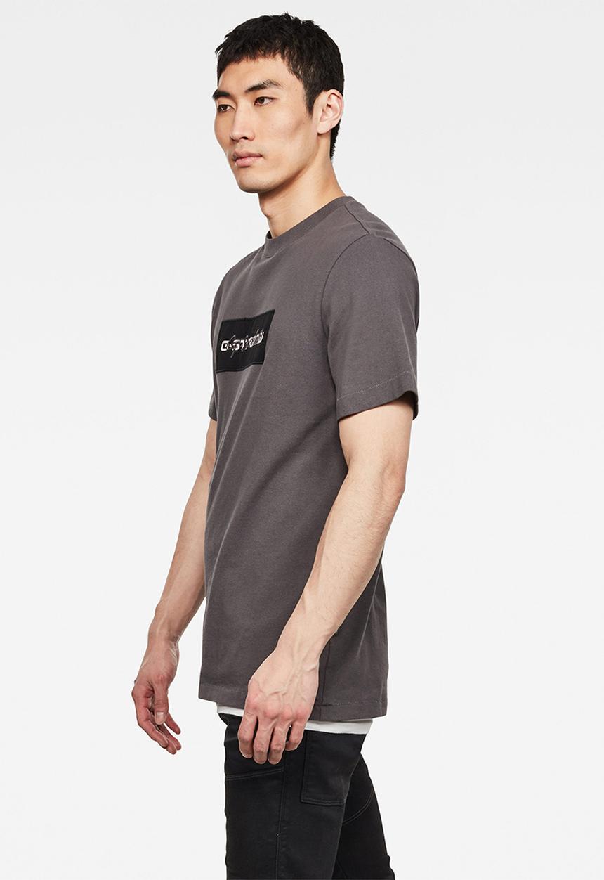 G-STAR - Box logo ebro gr tee - grey
