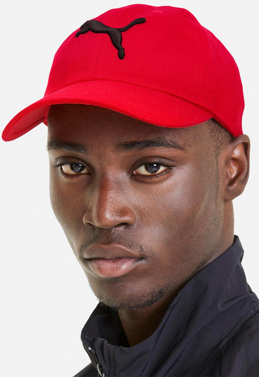 PUMA - Ess cap high risk-  red big cat