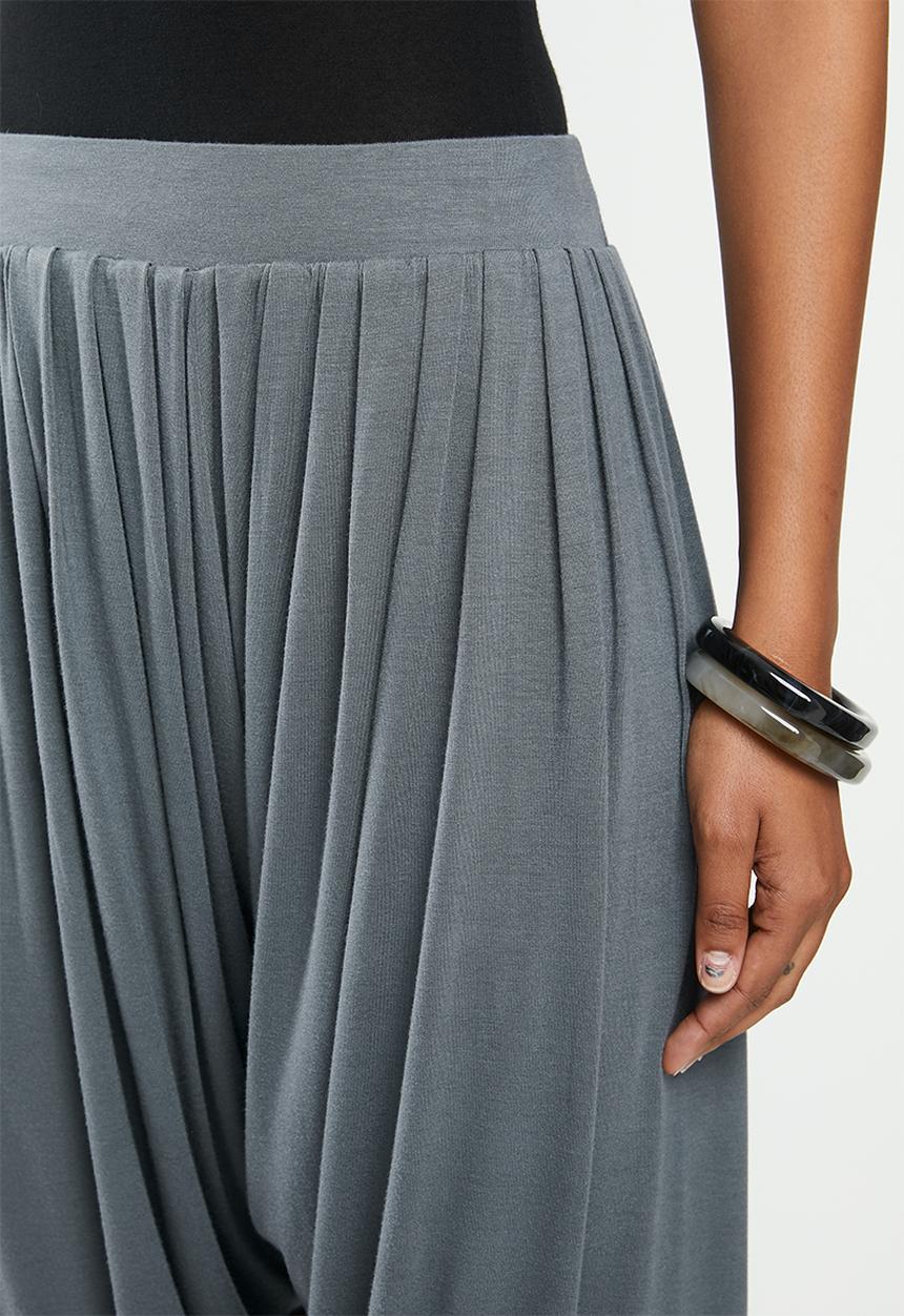 edit - Knit harem pant - grey
