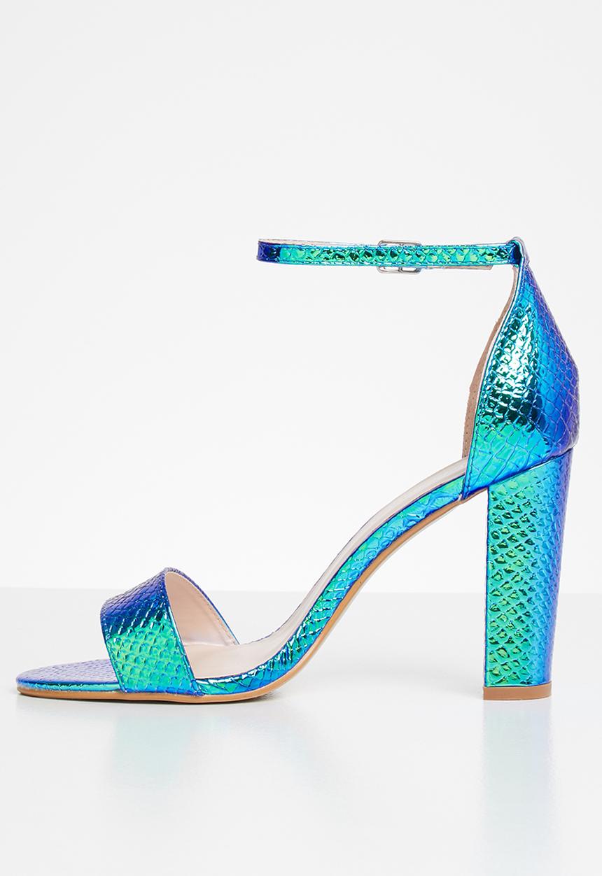 Miss Black - Cosmopolitan heel - blue