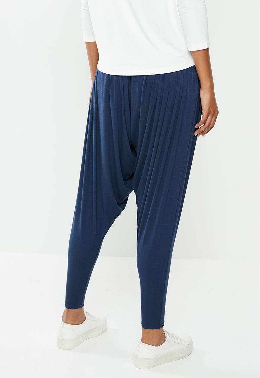 edit - Knit harem pant - navy