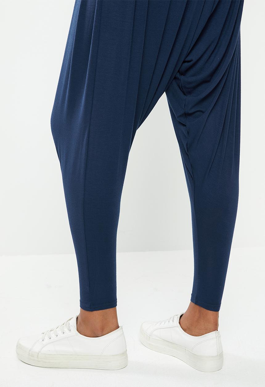 edit - Knit harem pant - navy
