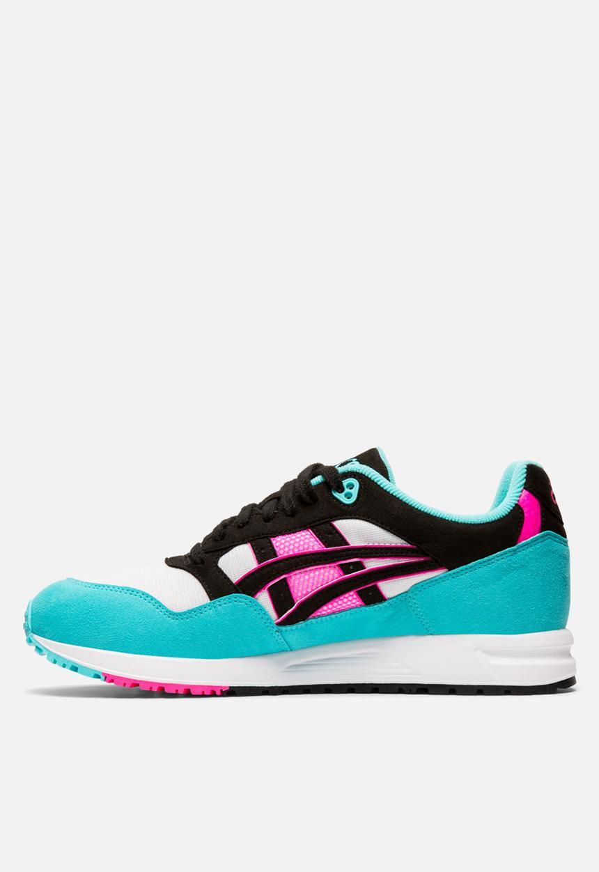 ASICS - Gelsaga - white black & pink teal