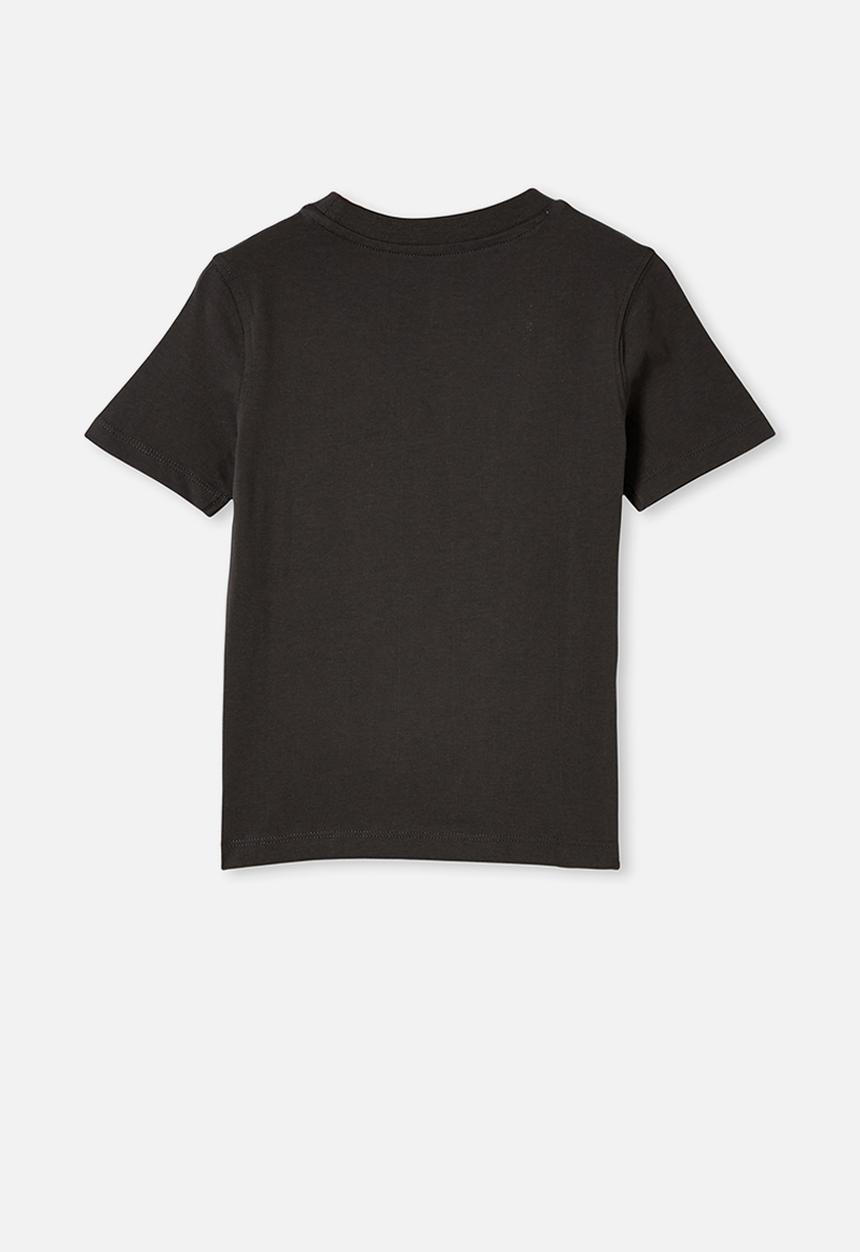 Cotton On - Max skater short sleeve tee - charcoal 