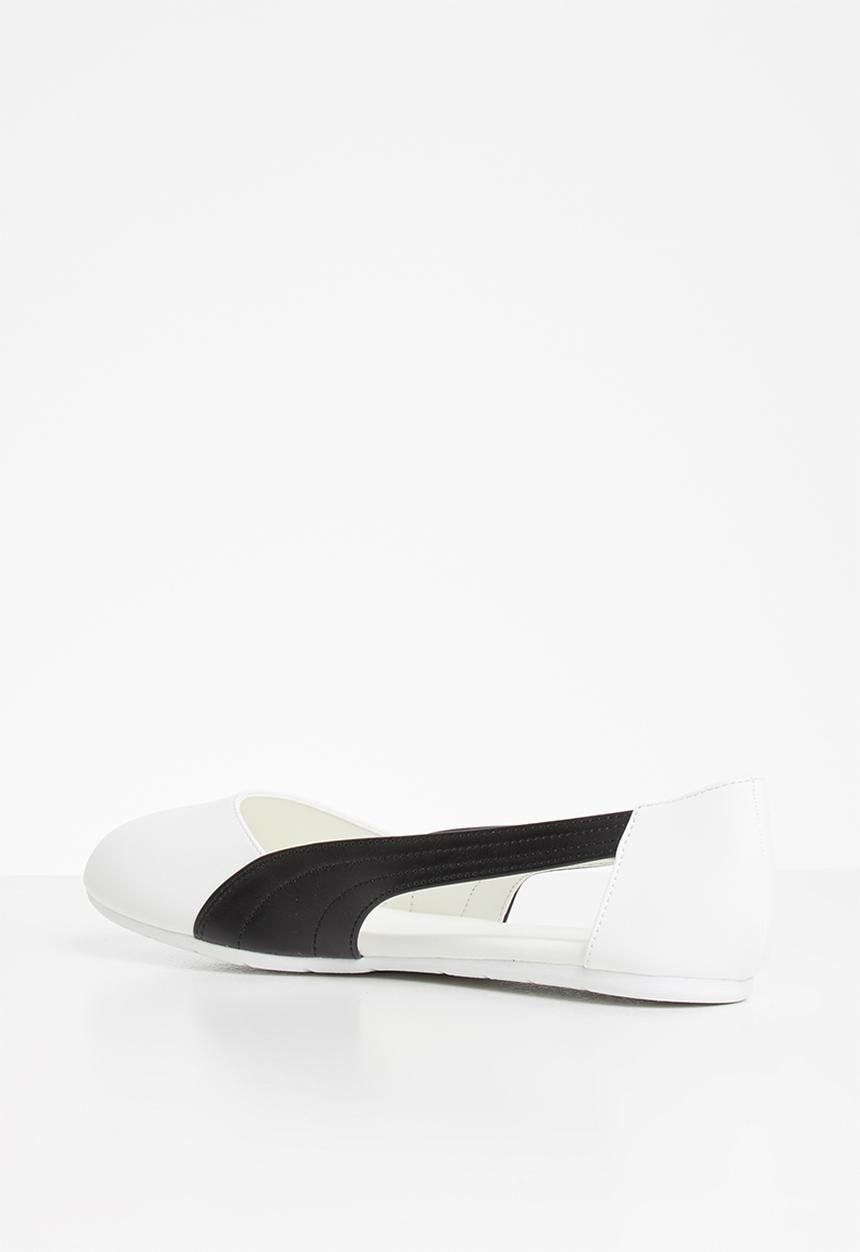 PUMA - Basic ballerina cut out zadp - puma white/puma black