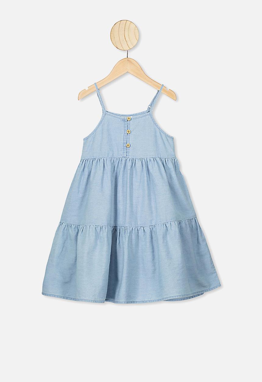 Cotton On - Mackenzie sleeveless dress - light blue