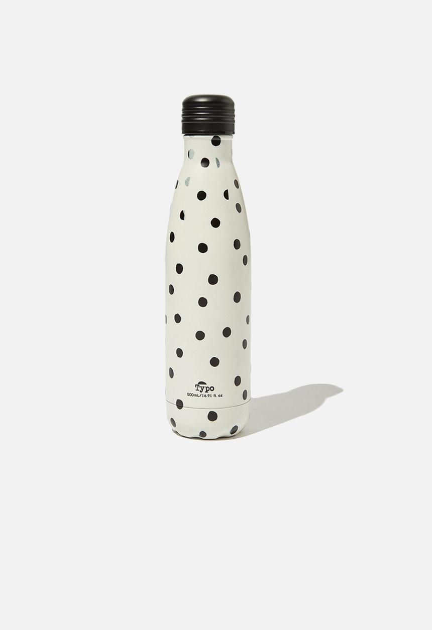Typo - Metal drink bottle - dottie spot