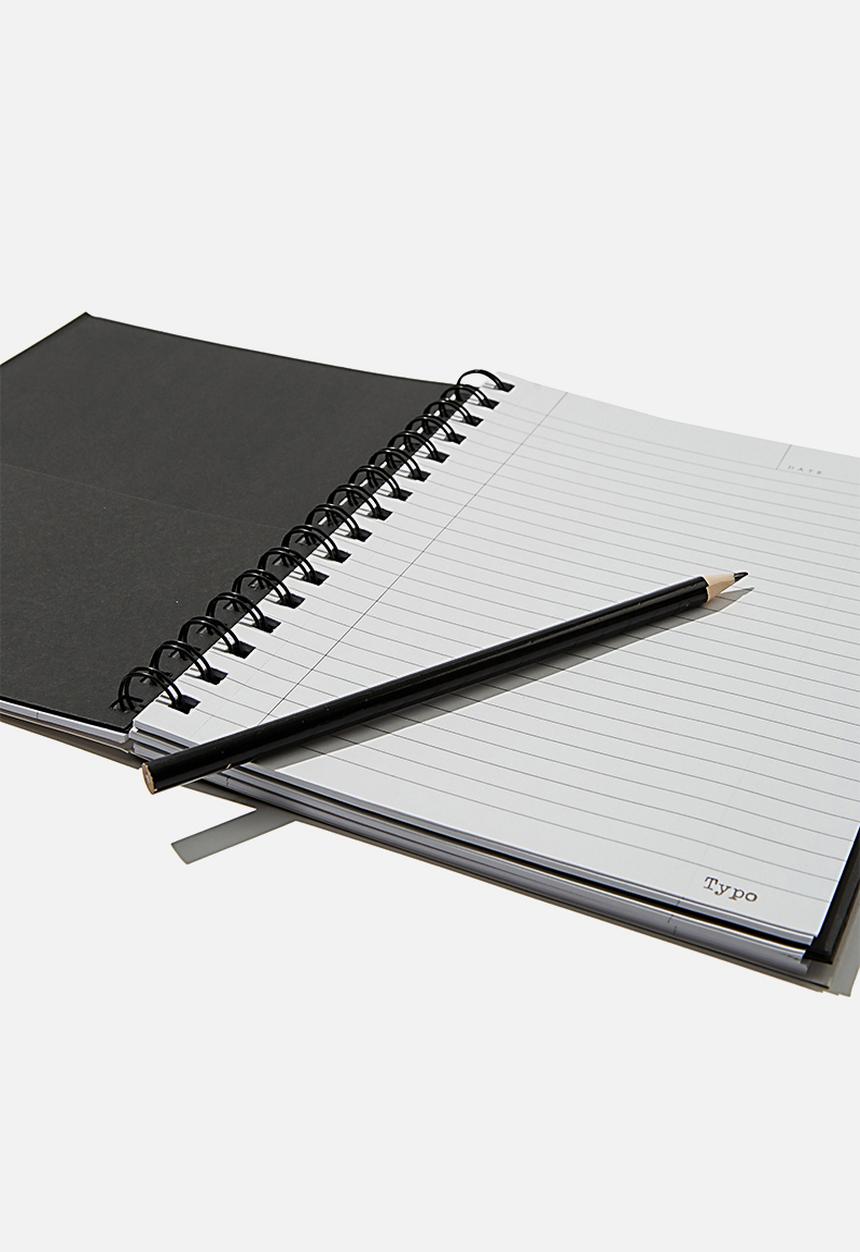 Typo - A5 campus notebook recycled - 70s floral
