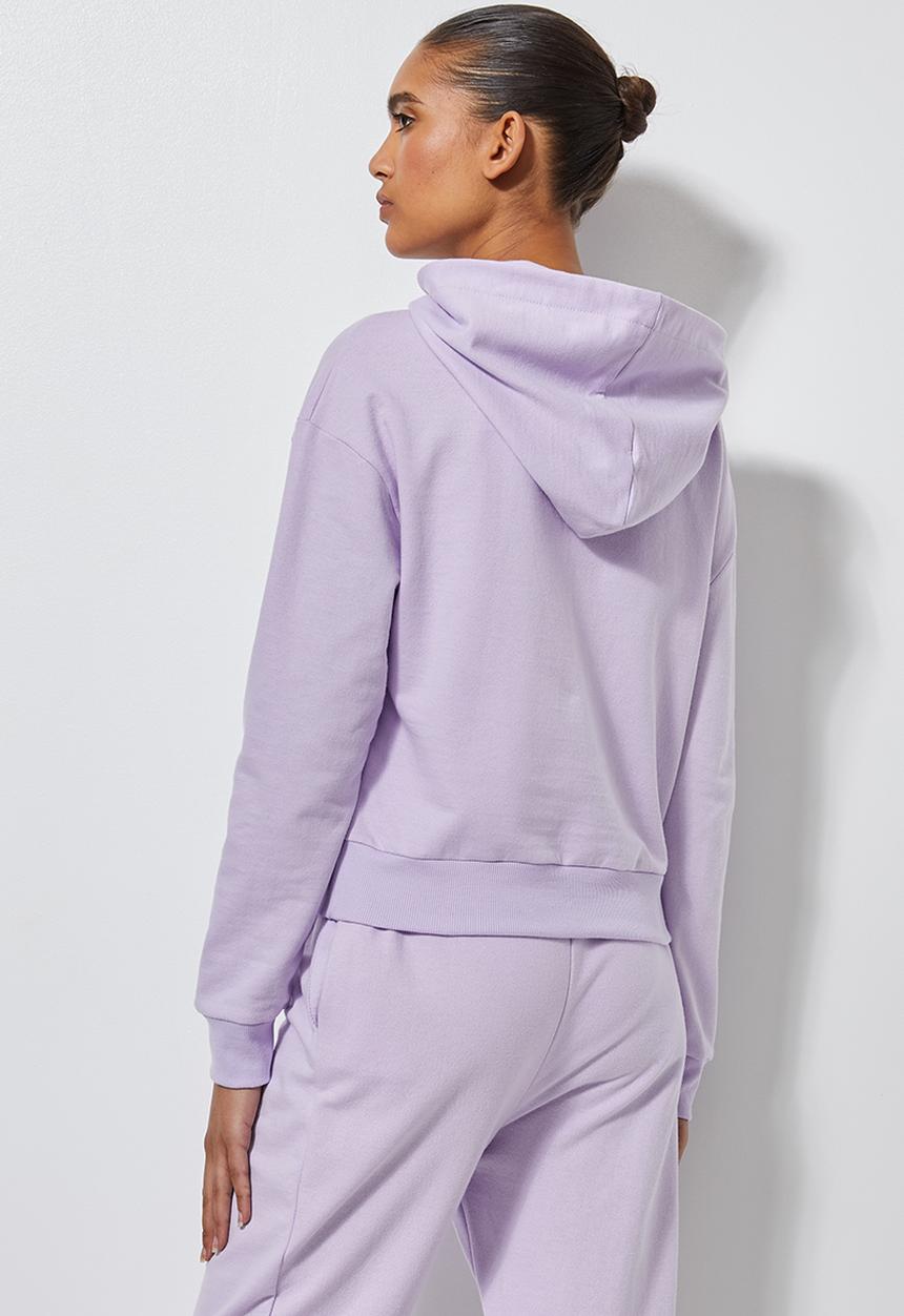 Superbalist - Crop hoodie - lilac
