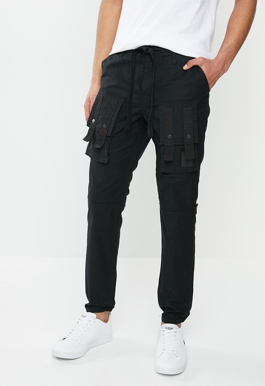 S.P.C.C - Harrow premium utility woven bottoms - black
