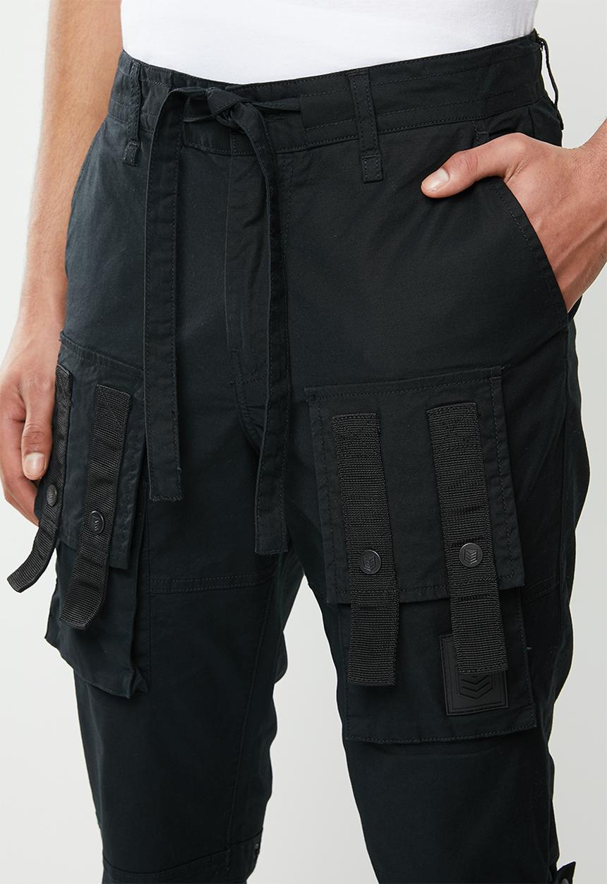 S.P.C.C - Harrow premium utility woven bottoms - black