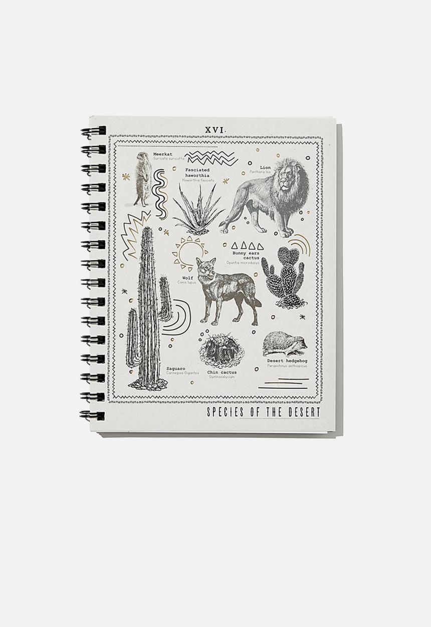 Typo - A5 campus notebook recycled - species of the desert