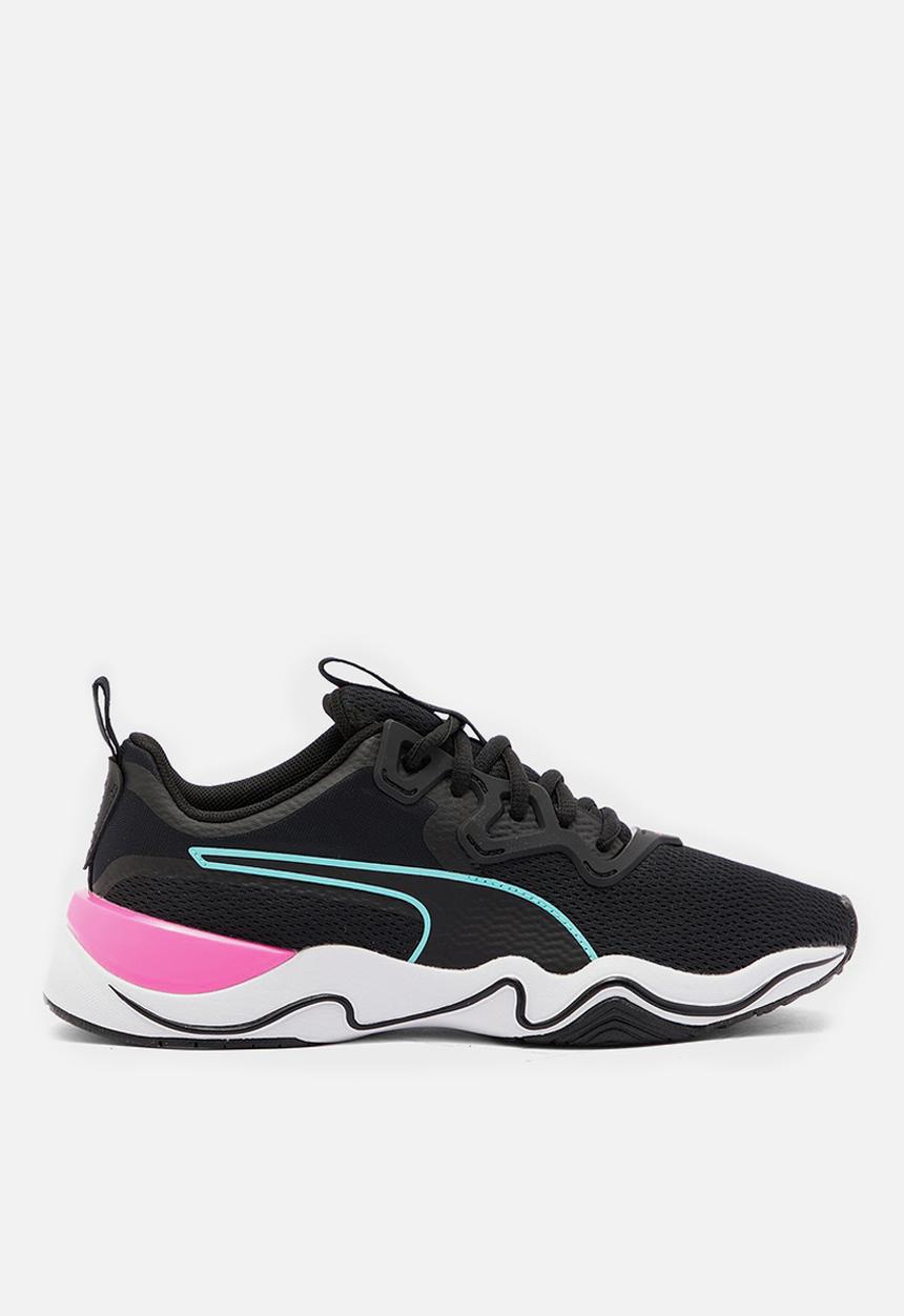 PUMA - Zone XT - black / white-luminous pink-aruba blue