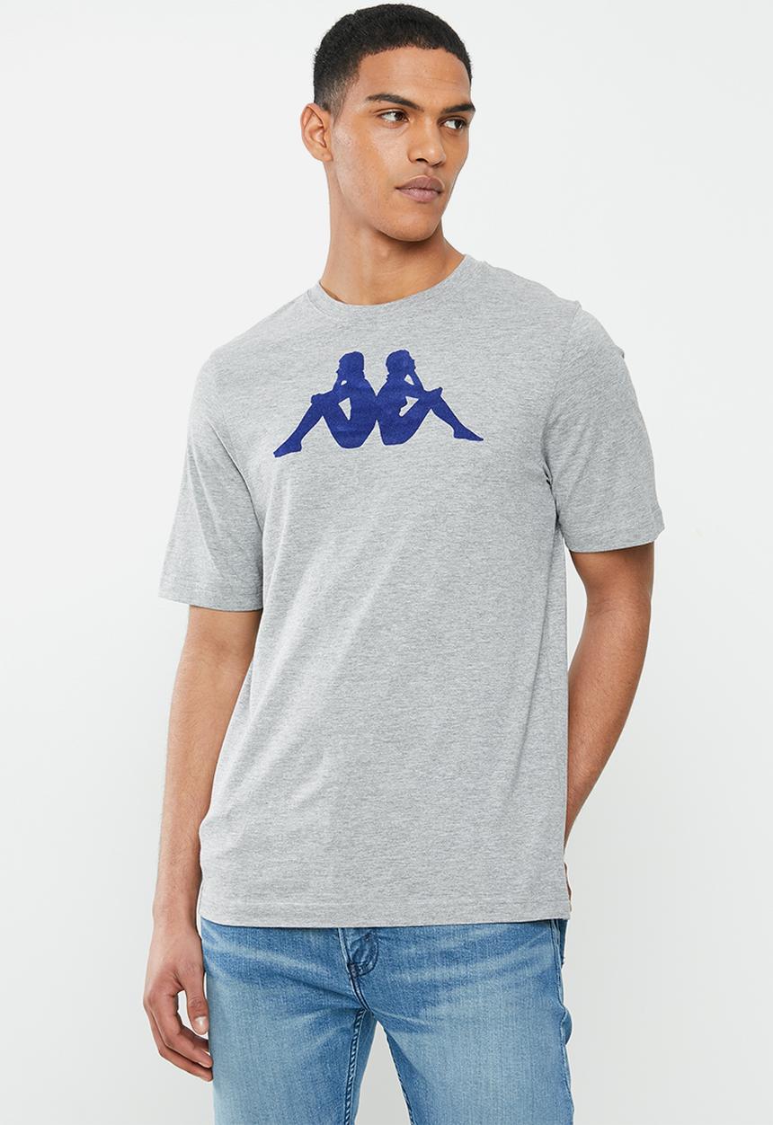 KAPPA - Authentic kimbelz 910 tee - grey & blue 