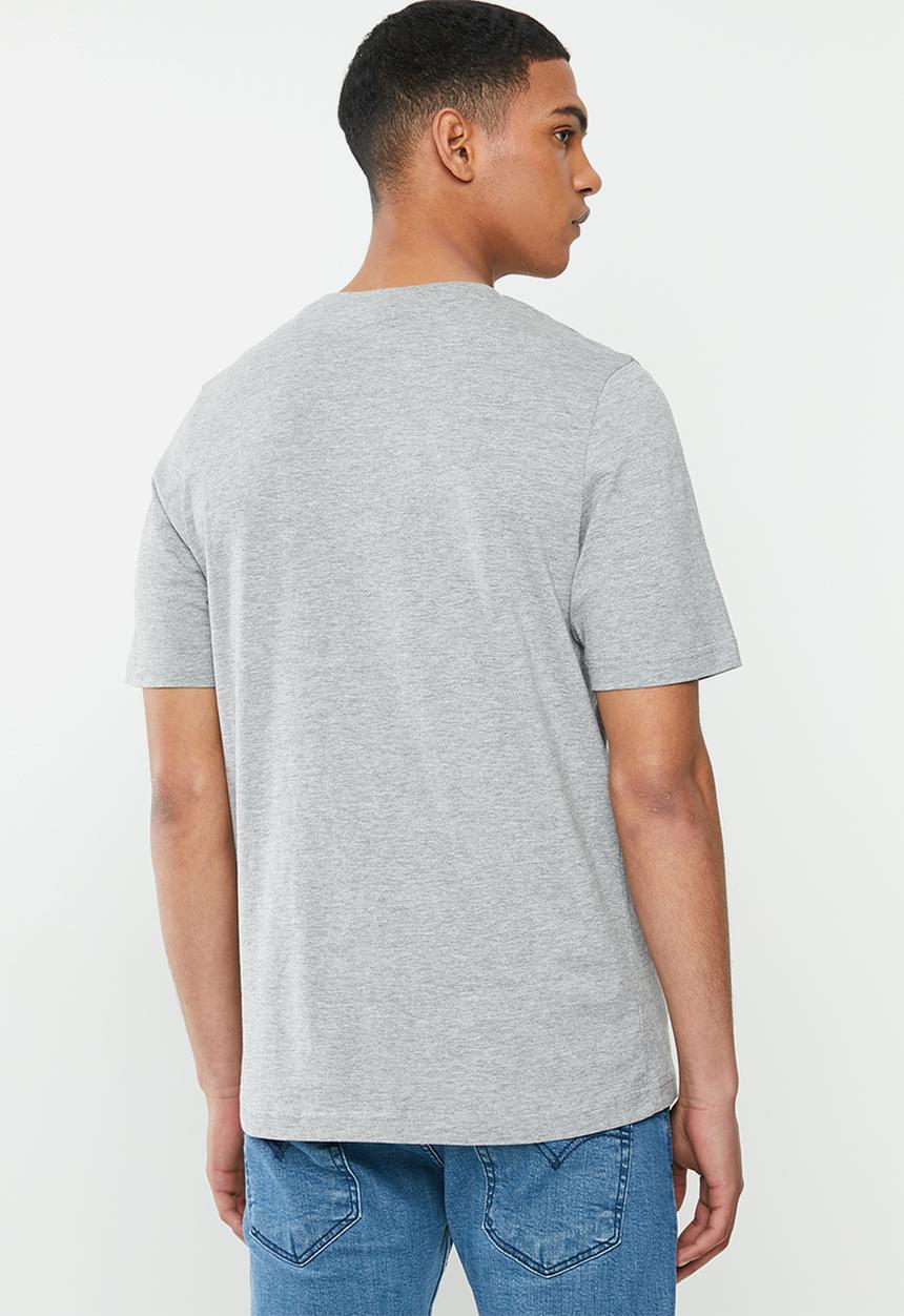 KAPPA - Authentic kimbelz 910 tee - grey & blue 