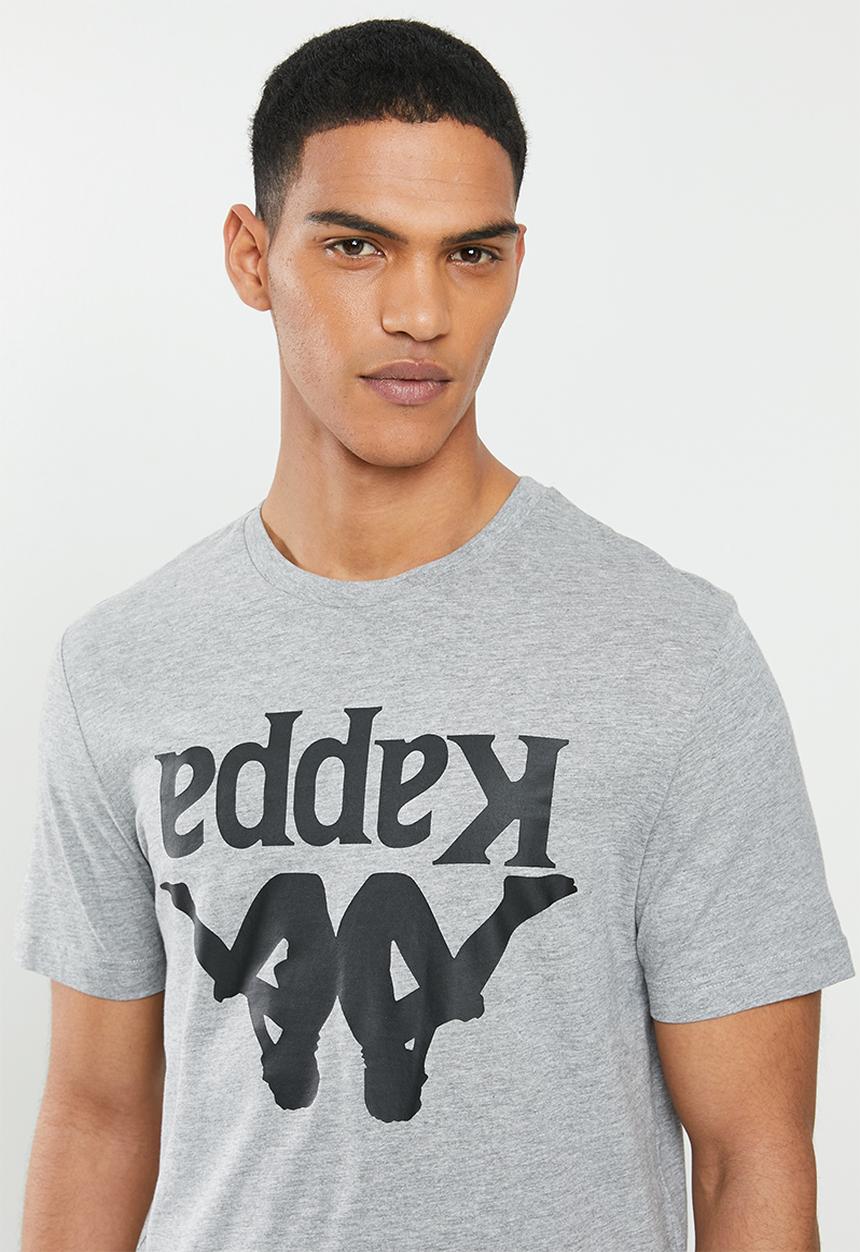 KAPPA - Authentic carai 931 tee - grey & black 