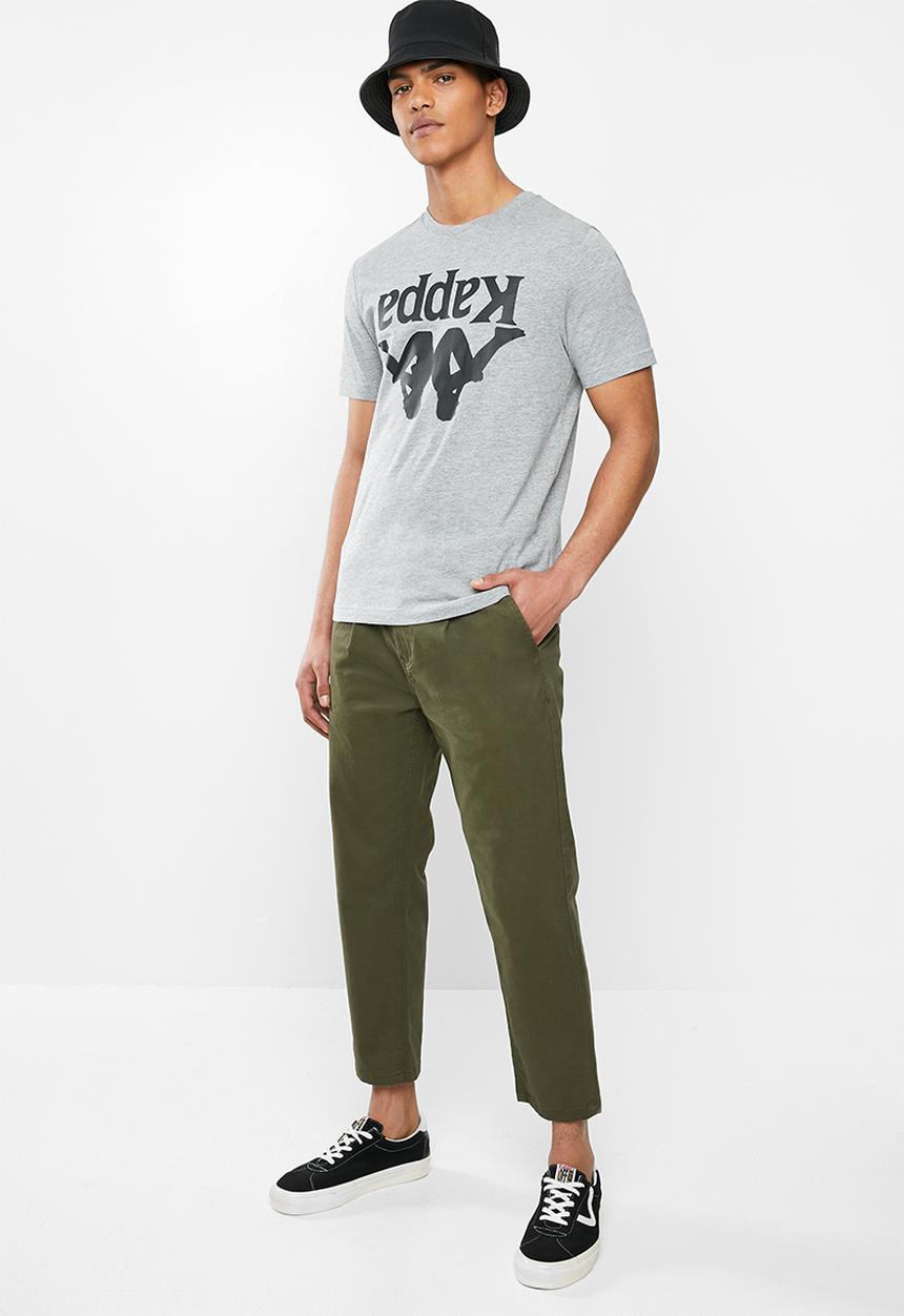 KAPPA - Authentic carai 931 tee - grey & black 