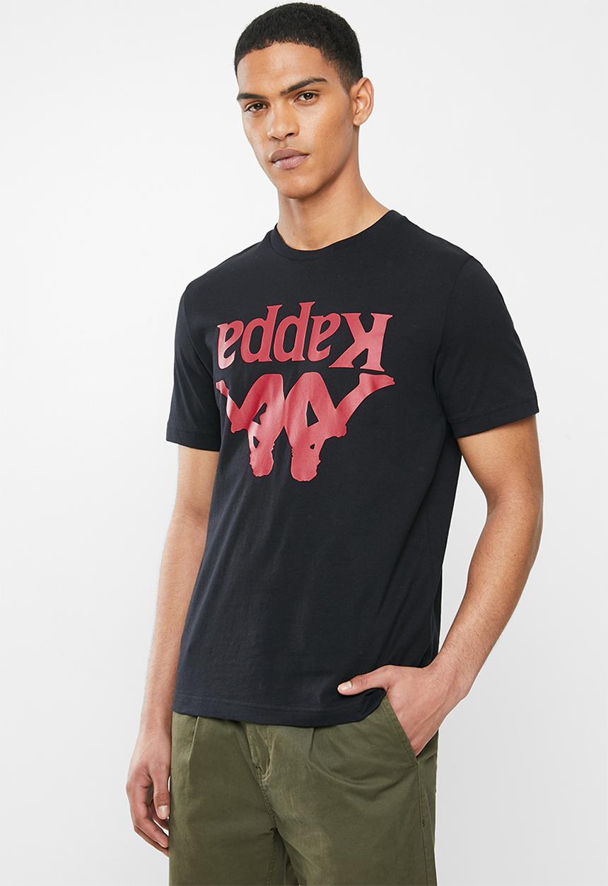 KAPPA - Authentic carai 972 tee - black & red