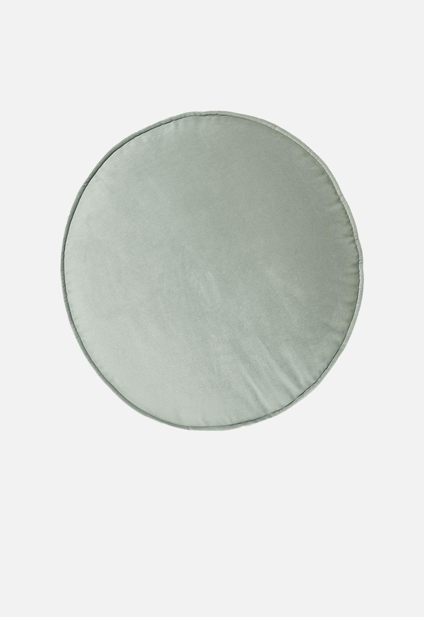 Linen House - Toro round cushion - stilwater