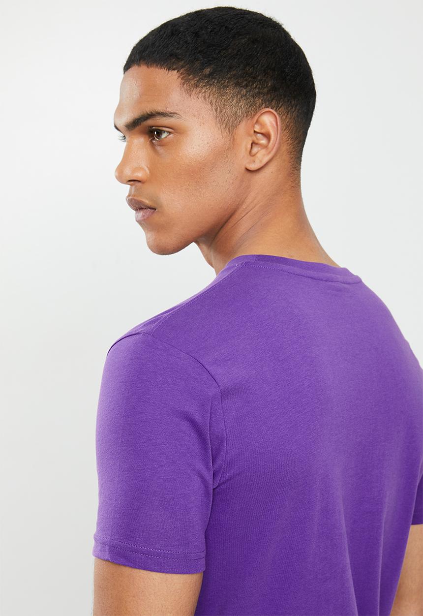 KAPPA - Authentic estessi 991 tee - purple & white 