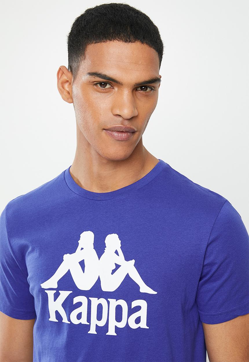 KAPPA - Authentic estessi a11 tee - blue & white 