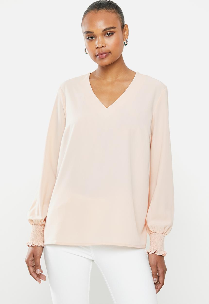 Vero Moda - Fatima long sleeve top - rose dust