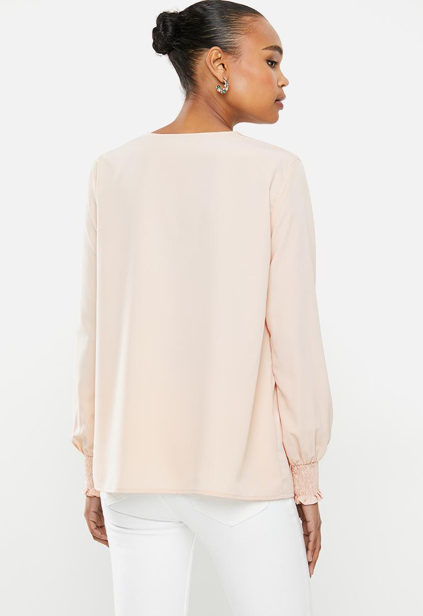 Vero Moda - Fatima long sleeve top - rose dust