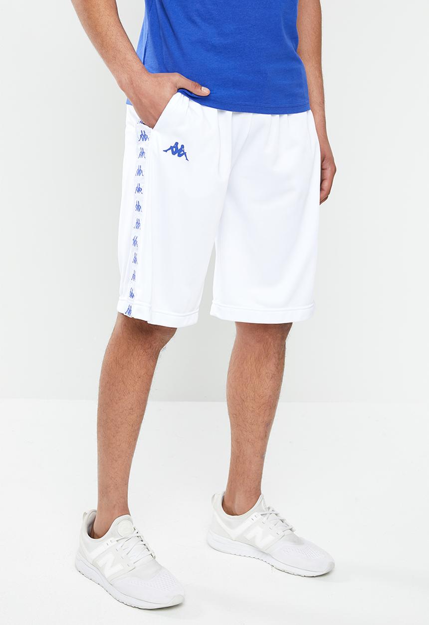 KAPPA - 222 Banda treadwell shorts - white 