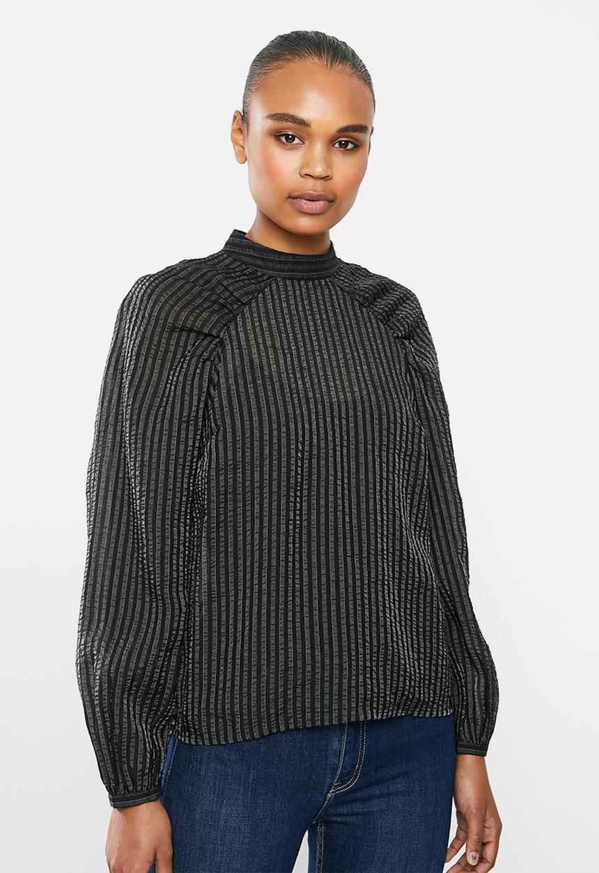 Vero Moda - Julia long sleeve top - black