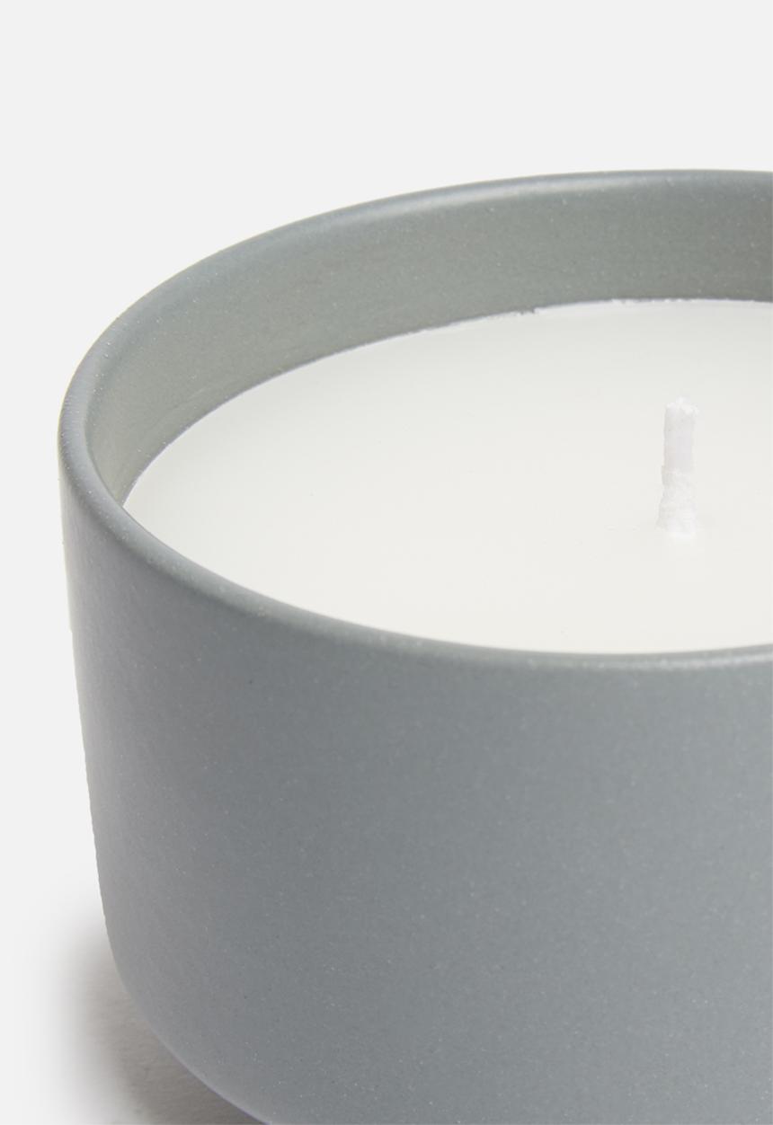 Urchin Art - Step canister candle - grey