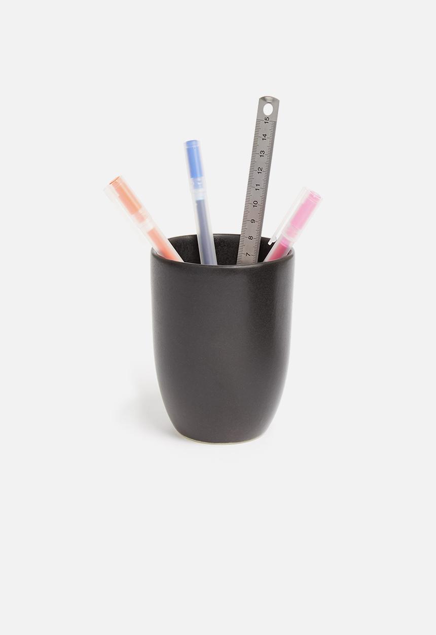 Urchin Art - Stationary cup - matte black