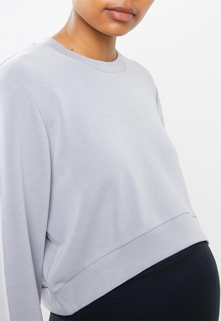 Cotton On - Maternity cross over crew - grey