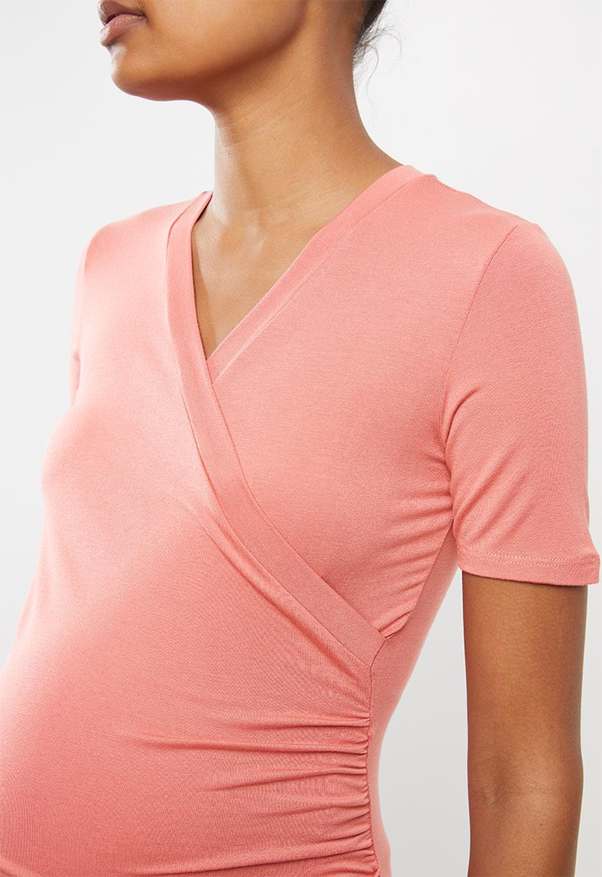 Cherry Melon - Wrap top - pink