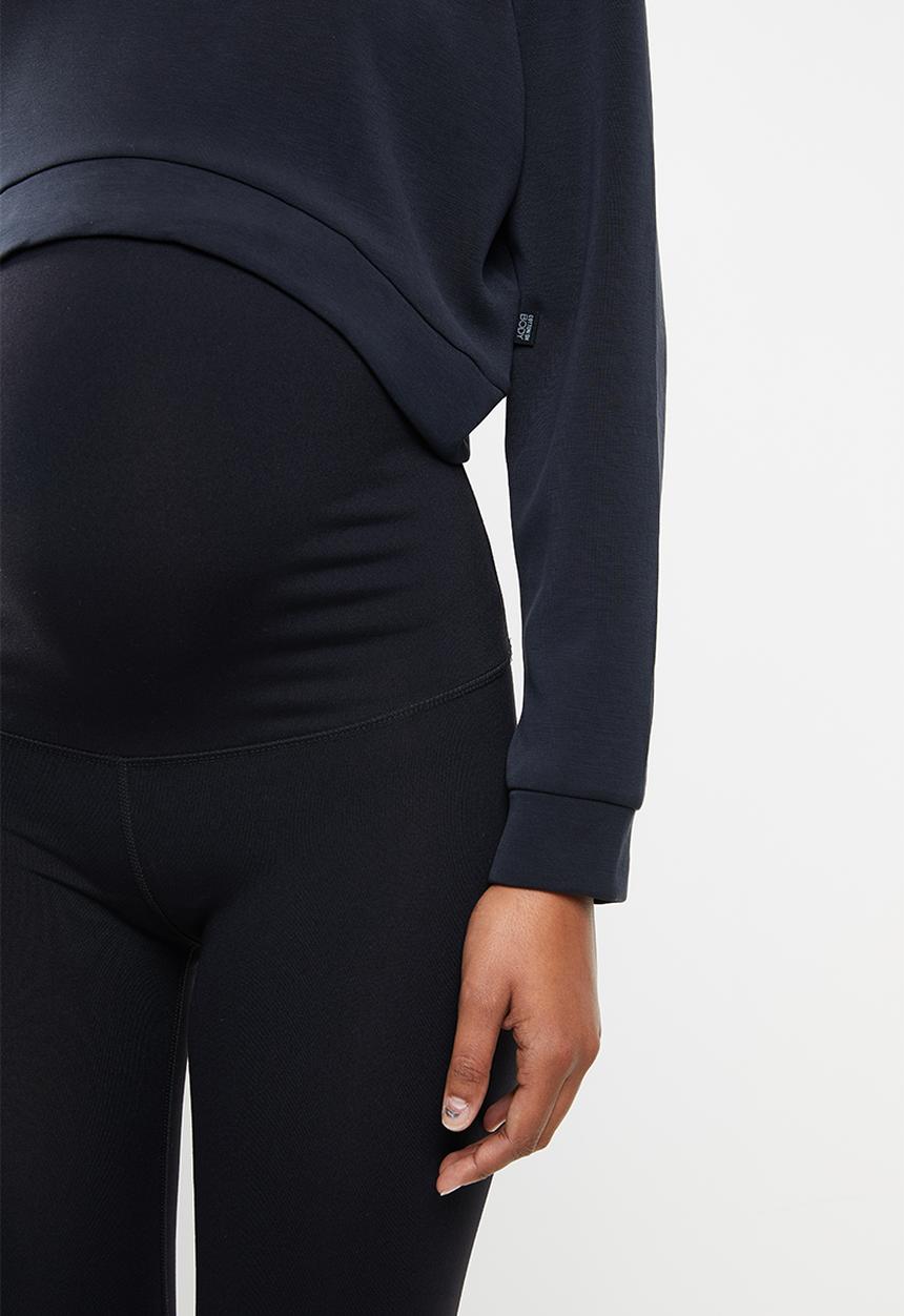 Cotton On - Maternity cross over crew - black