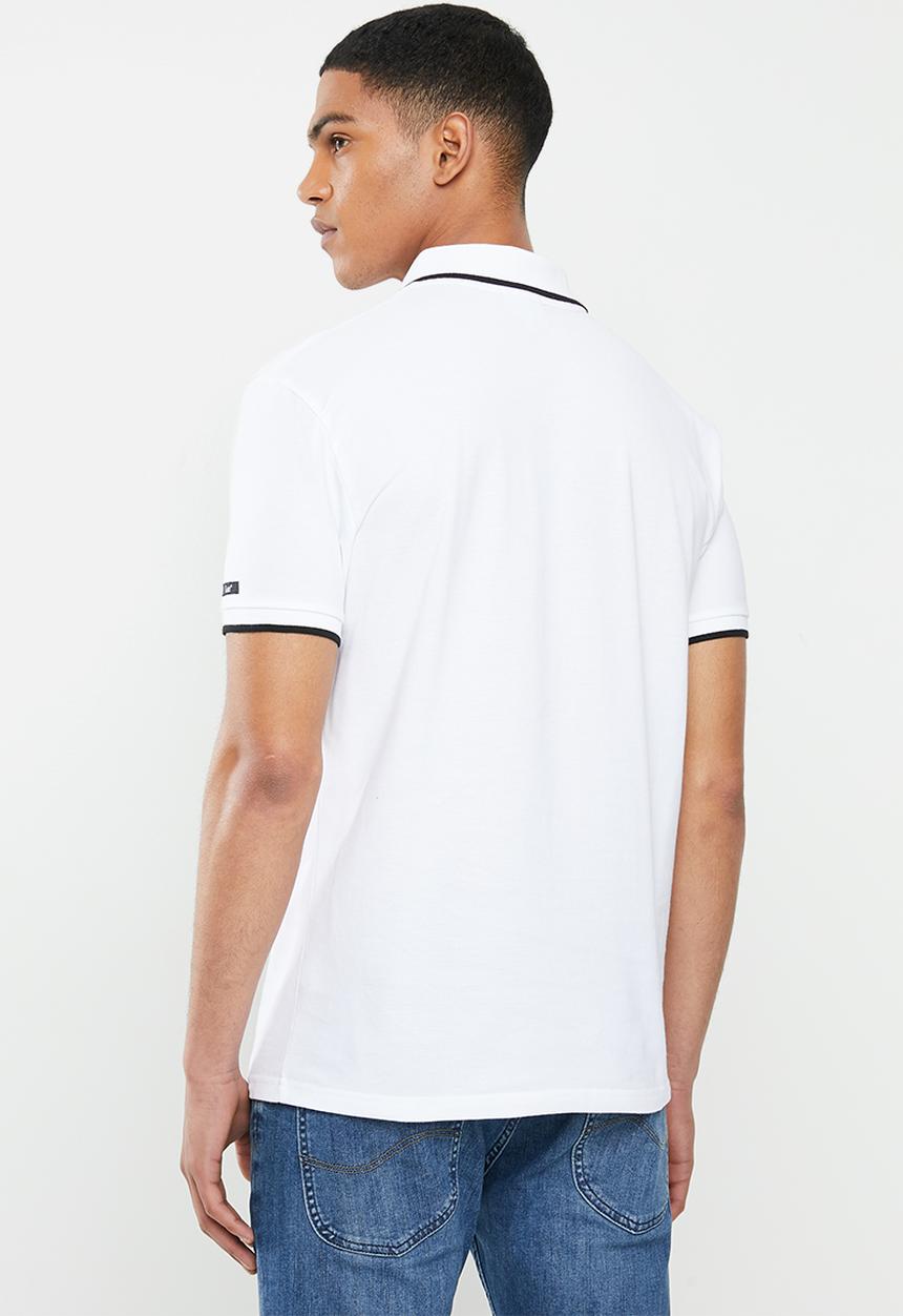 Lee  - Lee icon polo - white & black