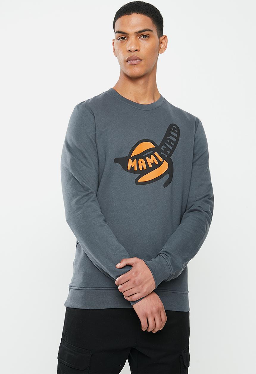 Mami Wata - Mami banana sweatshirt - charcoal