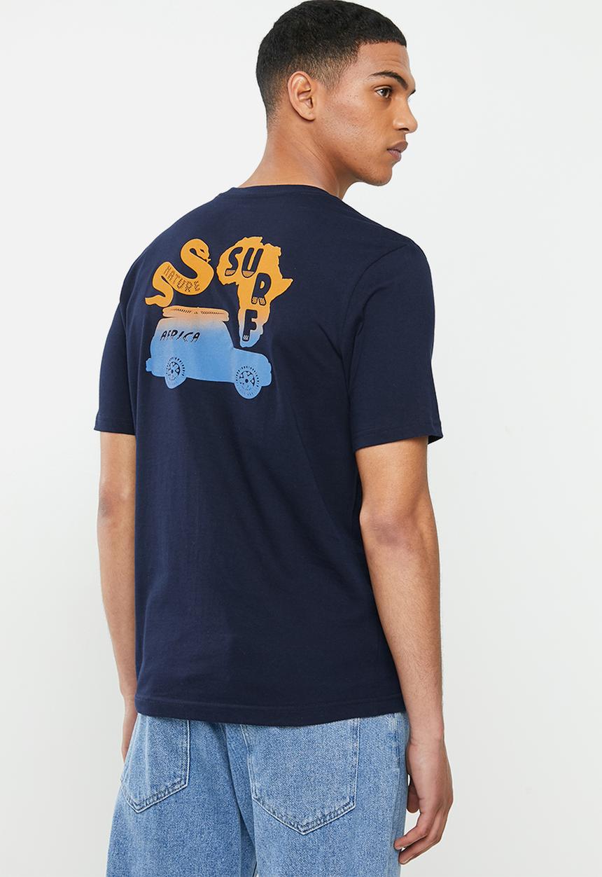 Mami Wata - Africa surf nature tee - navy