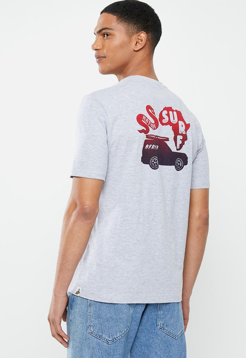 Mami Wata - Africa surf nature tee - grey
