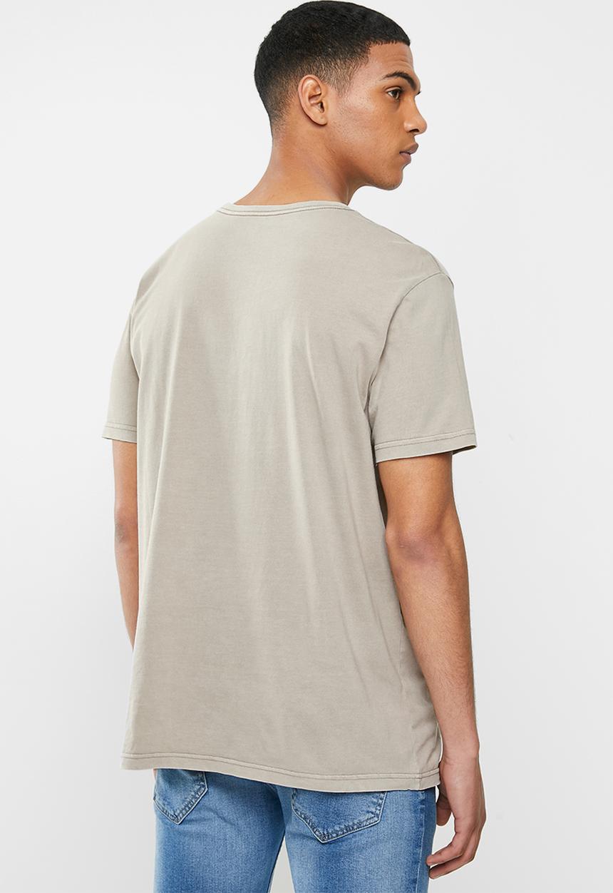 RVCA - Small RVCA embroidery short sleeve tee - overcast