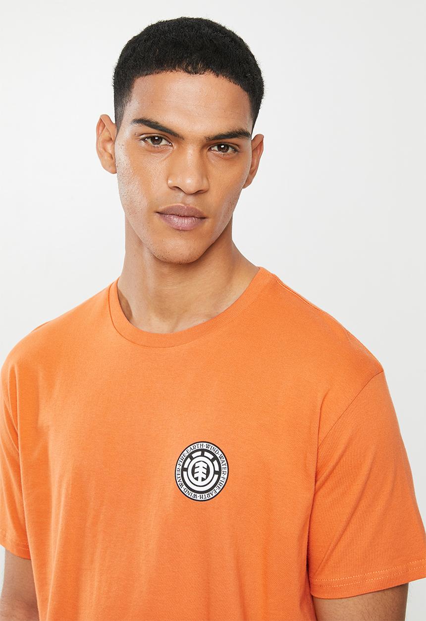 Element - Seal back short sleeve tee - orange